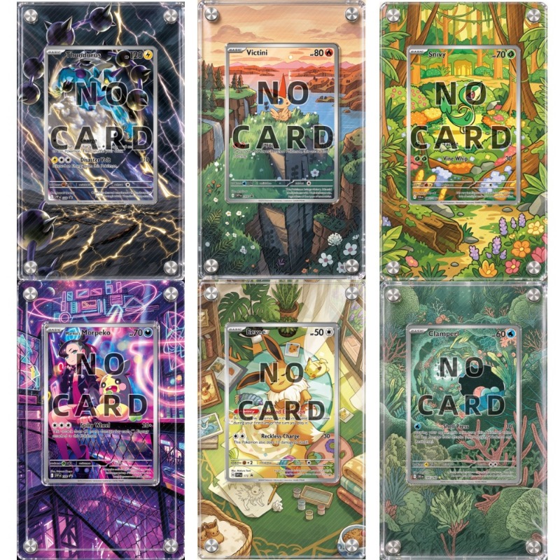 Music - Expositor de tarjetas acrílico de alta