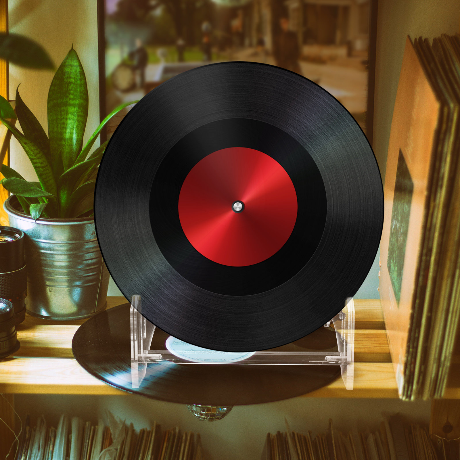 Magazines - Estructura de exhibición para discos de