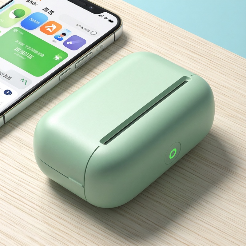 Mini Pocket Thermal Printer Paper Roll - Impresora térmica portátil HD, impresión de