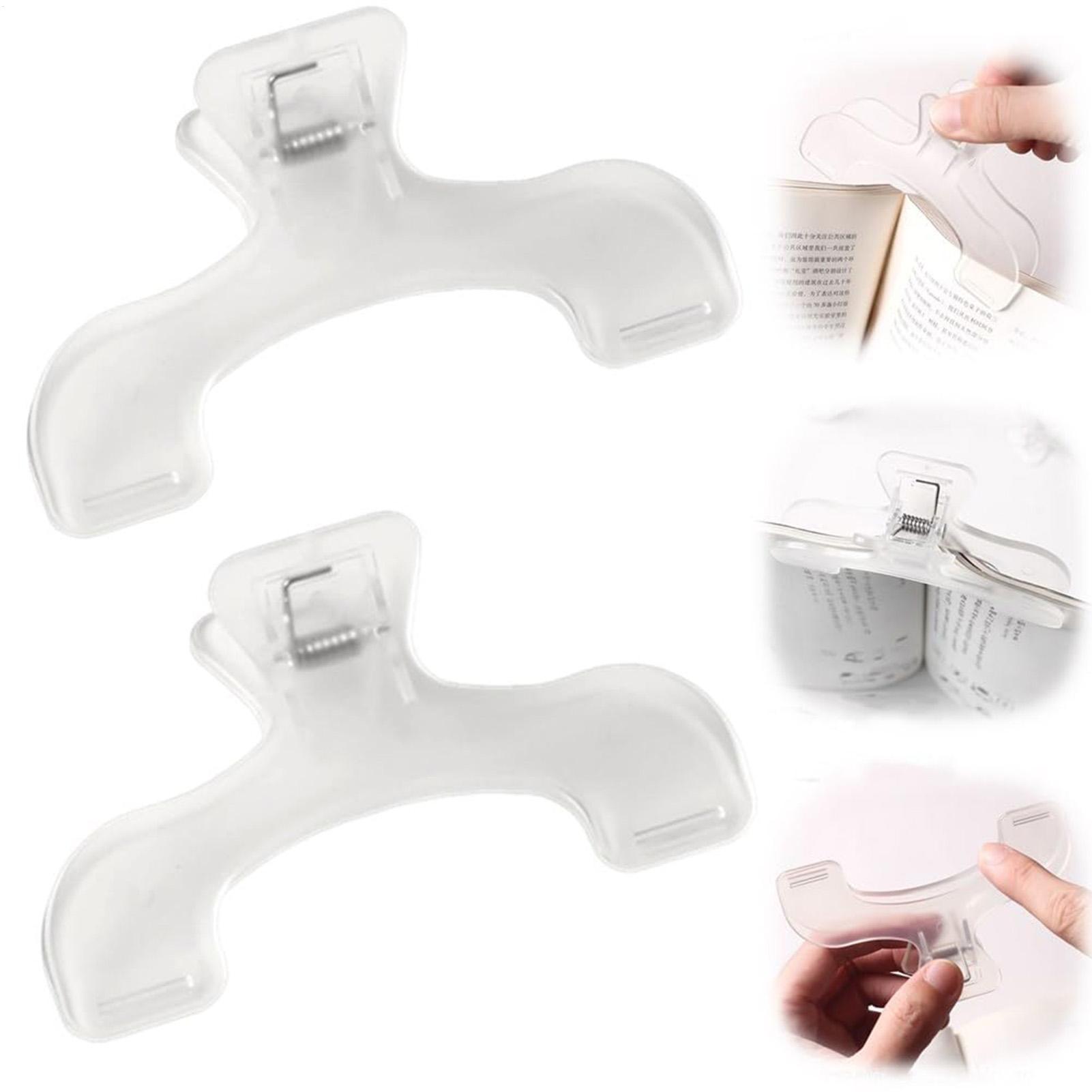 Stationery Books - 1 unidad: clip transparente para libros,