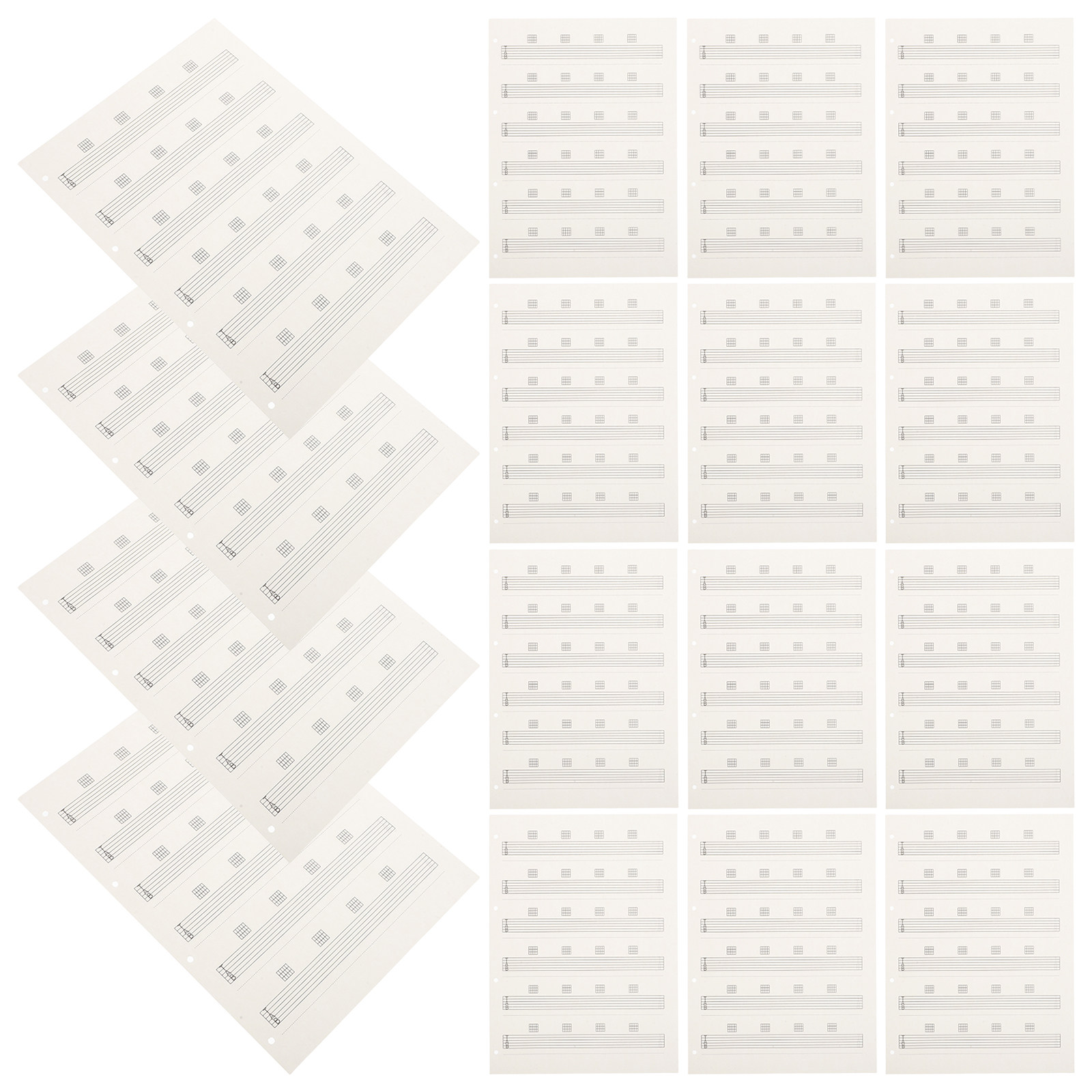 Blank Sheet Music Notebook - 85 hojas de partituras en blanco,