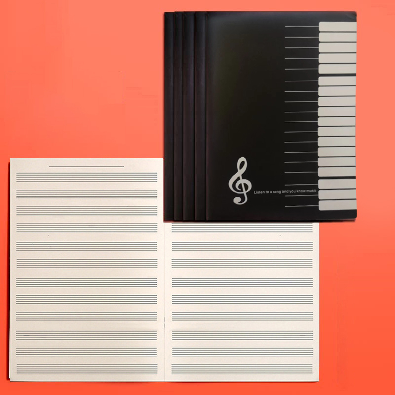 Cuaderno de Práctica Musical d - Blank Sheet Music Notebook reseña y precio