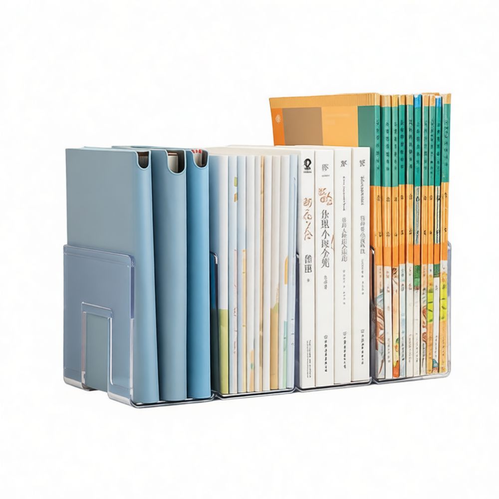 Organizador de escritorio con  - Clear Acrylic Book Stand Holder reseña y precio