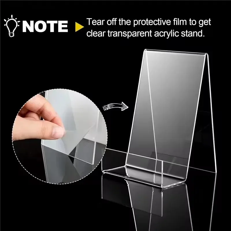 1/2/4 unidades: soporte transp - Clear Acrylic Book Stand Holder reseña y precio