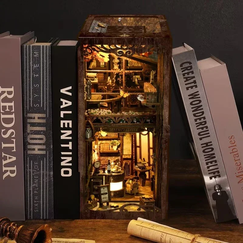 Estantería para Libros Serenit - Diy Wooden Book Nook Kit Shelf Insert reseña y precio