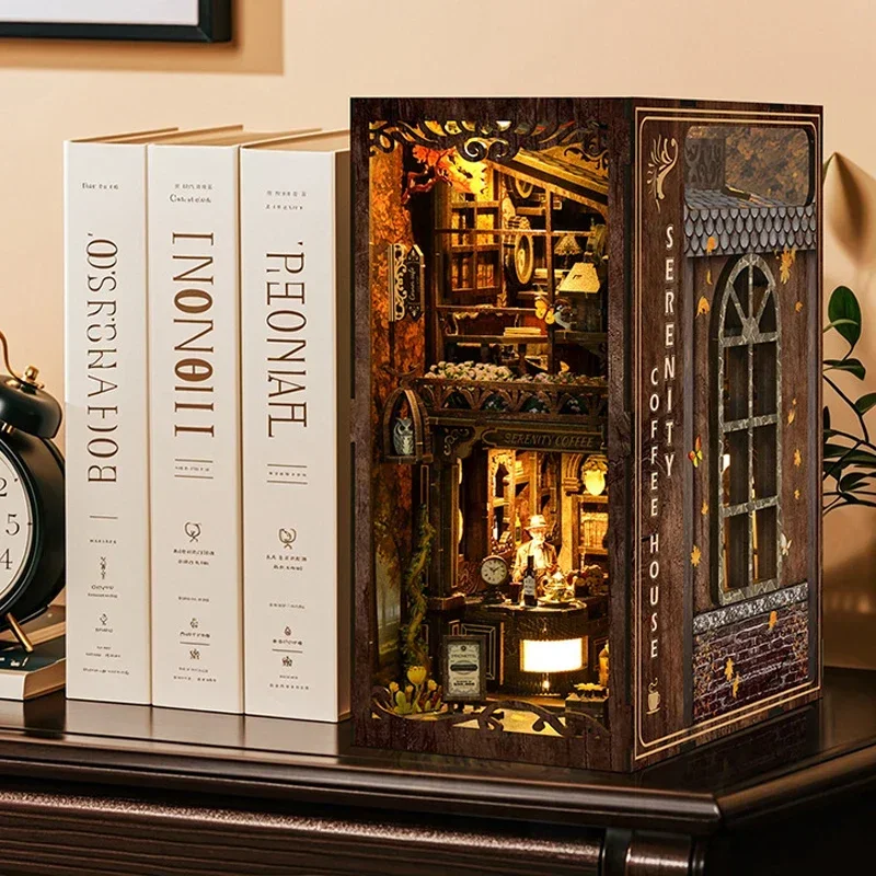 Estantería para Libros Serenit - Diy Wooden Book Nook Kit Shelf Insert reseña y precio