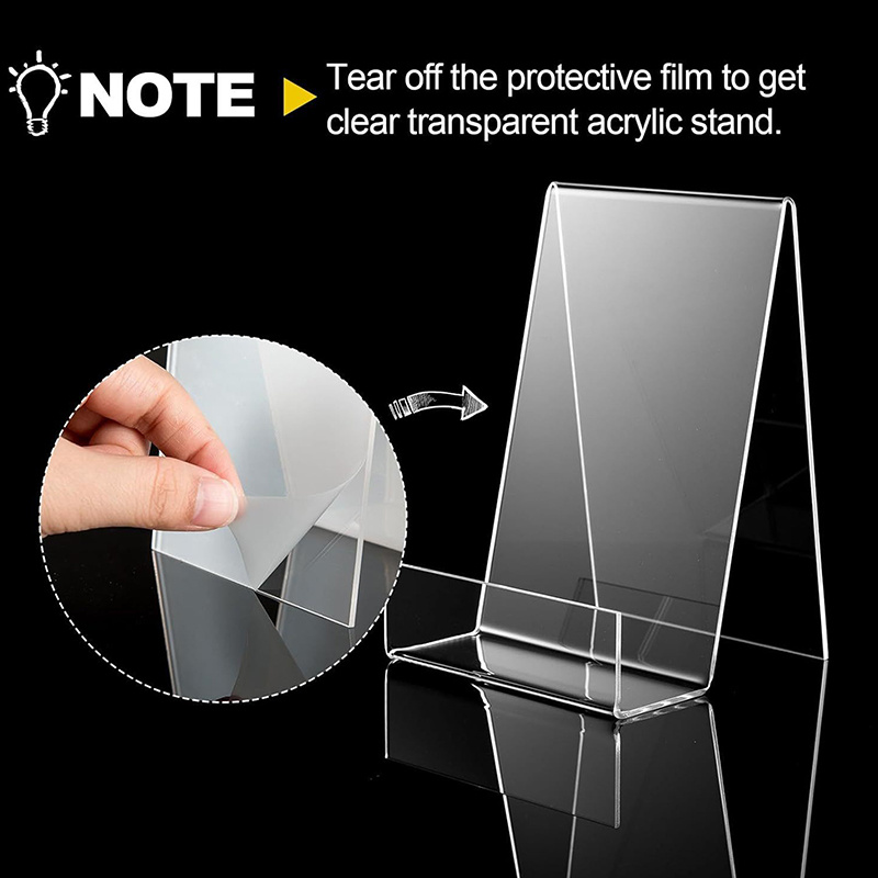 Soporte acrílico para cómics,  - Clear Acrylic Book Stand Holder reseña y precio